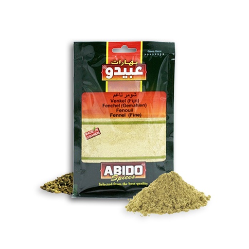 [5223 Ground Fennel (Shoumra) (Abido, 50 gm, 10 Pieces) Fenouil Moulu (Choumra) (Abido, 50 gm, 10 Pièces) Fenouil Moulu (Choumra) (Abido, 50 gm, 10 Pieces)شمرة مطحونة (عبيدو, بلا, 50 غرام, 10 وحدات) ] Fenouil Moulu (Choumra) (Abido, 50 gm, 10 Pièces)