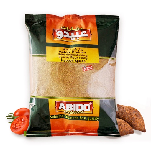 [5302 Kebbeh Spices (Abido, 500 gm, 1 Piece) Épices Kebbeh (Abido, 500 gm, 1 Pièce) Epices Kebbeh (Abido, 500 gm, 1 Piece)بهارات الكبة (عبيدو, بلا, 500 غرام, 1 وحدة) ] Épices Kebbeh (Abido, 500 gm, 1 Pièce)