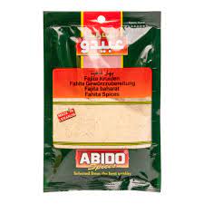 [5305 Fahita Spices (Abido, 50 gm, 10 Pieces) Épice Fahita (Abido, 50 gm, 10 Pièces) Epice Fahita (Abido, 50 gm, 10 Pieces)بهارات فاهيتا (عبيدو, بلا, 50 غرام, 10 وحدات) ] Fahita Spices (Abido, 50 gm, 10 Pieces)