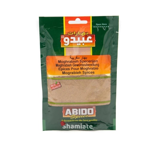 [5312 Moghrabieh Spices (Abido, 50 gm, 10 Pieces) Épice Moghrabieh (Abido, 50 gm, 10 Pièces) Epice Moghrabieh (Abido, 50 gm, 10 Pieces)بهارات مغربيّة (عبيدو, بلا, 50 غرام, 10 وحدات) ] Épice Moghrabieh (Abido, 50 gm, 10 Pièces)