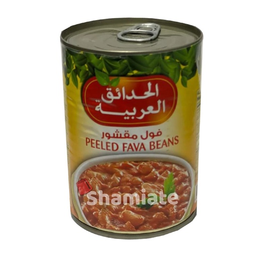 [5350 Canned Broad Beans (Foul) (Arabian Gardens, Pele Nature, 400 gm, 24 Pieces) Fèves en Conserve (Foul) (Arabian Gardens, Pelé Nature, 400 gm, 24 Pièces) Feves en Conserve (Foul) (Arabian Gardens, Pele Nature, 400 gm, 24 Pieces)فول معلب (الحدائق العربيه, مقشور سادة, 400 غرام, 24 وحدة) ] Fèves en Conserve (Foul) (Arabian Gardens, Pelé Nature, 400 gm, 24 Pièces)