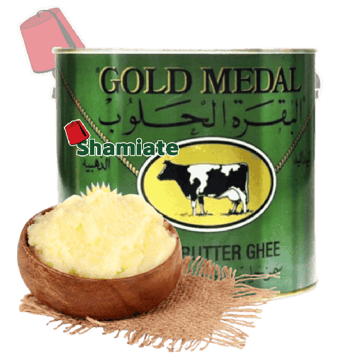 [5392 Butter Ghee - Samen (Gold Medal, 1.6 Kg, 8 Pieces) Ghee - Beurre Clarifié - Samen (Gold Medal, 1.6 Kg, 8 Pièces) Ghee - Beurre Clarifie - Samen (Gold Medal, 1.6 Kg, 8 Pieces)سمنة (البقرة الحلوب, بلا, 1.6 كلغ, 8 وحدات) ] Ghee - Beurre Clarifié - Samen (Gold Medal, 1.6 Kg, 8 Pièces)