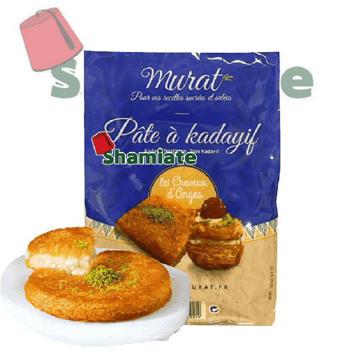[5545 Kunafa Dough (Murat, 500 gm, 12 Pieces) Pâte à Kunafa - Cheveux d'Ange (Murat, 500 gm, 12 Pièces) Pate a Kunafa - Cheveux d'Ange (Murat, 500 gm, 12 Pieces)عجينة الكنافة (مرات, بلا, 500 غرام, 12 وحدة) ] Pâte à Kunafa - Cheveux d'Ange (Murat, 500 gm, 12 Pièces)