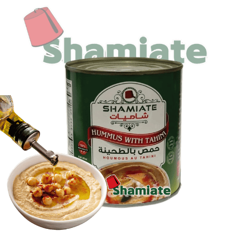 [5550 Canned Hommos Tahina (Shamiate, 850 gm, 12 Pieces) Hommos Tahina En Conserve (Shamiate, 850 gm, 12 Pièces) Hommos Tahina En Conserve (Shamiate, 850 gm, 12 Pieces)حمص بالطحينة معلب (شاميات, بلا, 850 غرام, 12 وحدة) ] Canned Hommos Tahina (Shamiate, 850 gm, 12 Pieces)