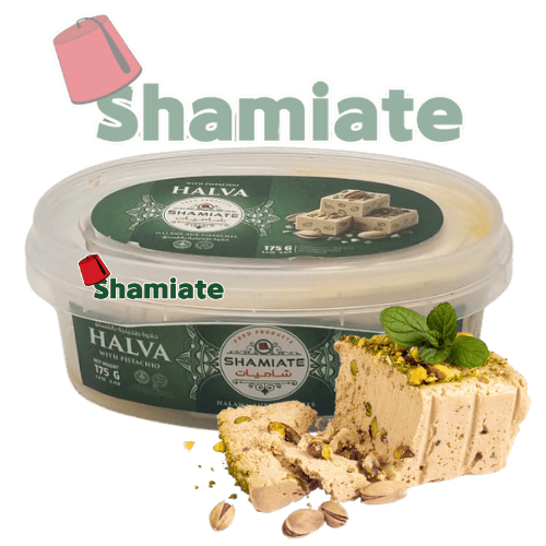 [5555 Halawa (Shamiate, Pistachio, 175 gm, 24 Pieces) Halawa (Shamiate, Pistache, 175 gm, 24 Pièces) Halawa (Shamiate, Pistache, 175 gm, 24 Pieces)حلاوة (شاميات, فستق, 175 غرام, 24 وحدة) ] Halawa (Shamiate, Pistache, 175 gm, 24 Pièces)