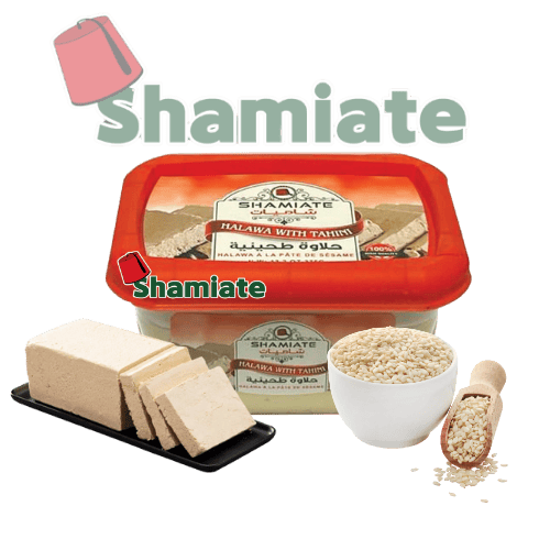 [5556 Halawa (Shamiate, Nature, 400 gm, 12 Pieces) Halawa (Shamiate, Nature, 400 gm, 12 Pièces) Halawa (Shamiate, Nature, 400 gm, 12 Pieces)حلاوة (شاميات, سادة, 400 غرام, 12 وحدة) ] Halawa (Shamiate, Nature, 400 gm, 12 Pièces)