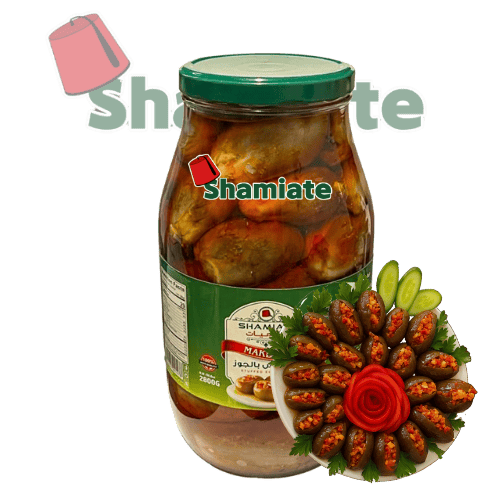 [5562 Makdous (Shamiate, 2.8 Kg, 4 Pieces) MaKdous (Shamiate, 2.8 Kg, 4 Pièces) MaKdous (Shamiate, 2.8 Kg, 4 Pieces)مكدوس (شاميات, بلا, 2.8 كلغ, 4 وحدات) ] MaKdous (Shamiate, 2.8 Kg, 4 Pièces)