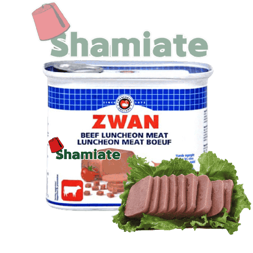 [5670 Canned Beef Luncheon (Zwan, 340 gm, 12 Pieces) Luncheon Viande De Boeuf (Zwan, 340 gm, 12 Pièces) Luncheon Viande De Boeuf (Zwan, 340 gm, 12 Pieces)لحم لانشون بقر معلب (زوان, 340 غرام, 12 وحدة) ] Canned Beef Luncheon (Zwan, 340 gm, 12 Pieces)