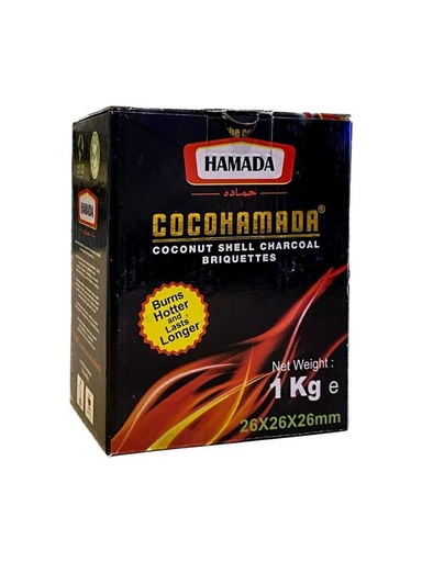 [5679 Shishaa Charcoal (Cocohamada, 26 x 26 x 26 mm, 1 Kg, 15 Pieces) Charbon Shisha (Cocohamada, 26 x 26 x 26 mm, 1 Kg, 15 Pièces) Charbon Shisha (Cocohamada, 26 x 26 x 26 mm, 1 Kg, 15 Pieces)فحم شيشة (كوكو حمادة, 26 x 26 x 26 ملم, 1 كلغ, 15 وحدة) ] Charbon Shisha (Cocohamada, 26 x 26 x 26 mm, 1 Kg, 15 Pièces)