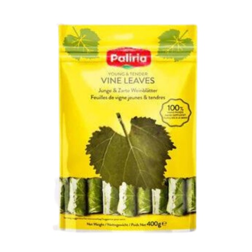[5702 Grape Leaves (Paliria, 400 gm, 12 Pieces) Feuilles De Vigne (Paliria, 400 gm, 12 Pièces) Feuilles De Vigne (Paliria, 400 gm, 12 Pieces)وراق العنب (باليريا, بلا, 400 غرام, 12 وحدة) ] Grape Leaves (Paliria, 400 gm, 12 Pieces)