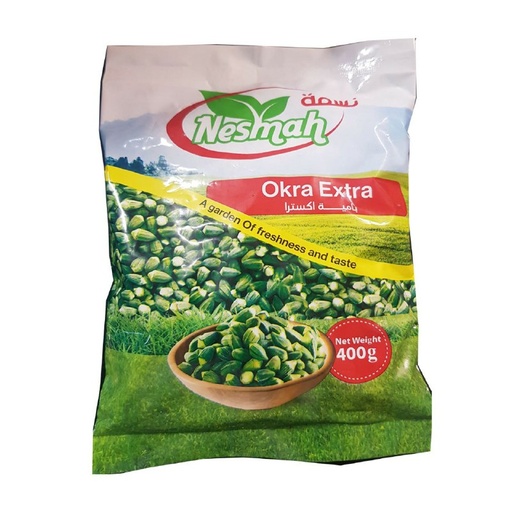 [5908 Frozen Okra (Nesmah, Extra, 400 gm, 20 Pieces) Gombo Surgelées (Nesmah, Extra, 400 gm, 20 Pièces) Gombo Surgelees (Nesmah, Extra, 400 gm, 20 Pieces)بامية مجمدة (نسمه, اكسترا, 400 غرام, 20 وحدة) ] Gombo Surgelées (Nesmah, Extra, 400 gm, 20 Pièces)