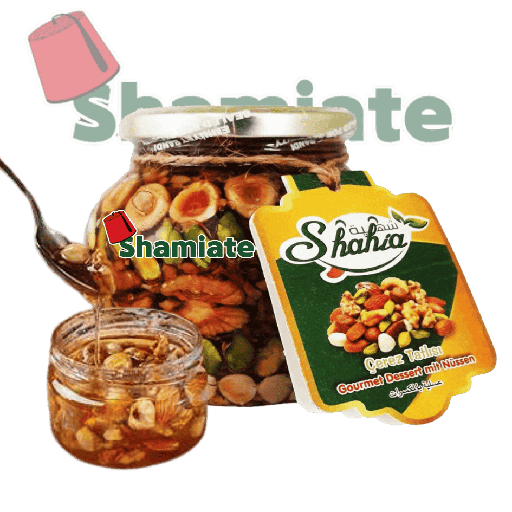 [5929 Honey (Shahia, With Nuts, 420 gm, 12 Pieces) Miel (Shahia, Aux Fruits Secs, 420 gm, 12 Pièces) Miel (Shahia, Aux Fruits Secs, 420 gm, 12 Pieces)عسل (شهية, بالمكسرات, 420 غرام, 12 وحدة) ] Miel (Shahia, Aux Fruits Secs, 420 gm, 12 Pièces)