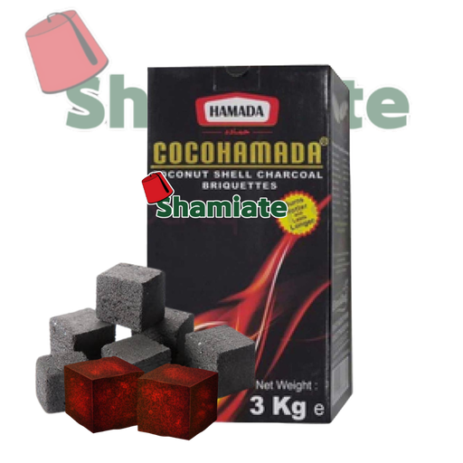 [5935 Shishaa Charcoal (Cocohamada, 26 x 26 x 26 mm, 3 Kg, 5 Pieces) Charbon Shisha (Cocohamada, 26 x 26 x 26 mm, 3 Kg, 5 Pièces) Charbon Shisha (Cocohamada, 26 x 26 x 26 mm, 3 Kg, 5 Pieces)فحم شيشة (كوكو حمادة, 26 x 26 x 26 ملم, 3 كلغ, 5 وحدات) ] Charbon Shisha (Cocohamada, 26 x 26 x 26 mm, 3 Kg, 5 Pièces)