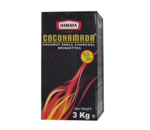 [5935 Shishaa Charcoal (Cocohamada, 26 x 26 x 26 mm, 3 Kg, 5 Pieces) Charbon Shisha (Cocohamada, 26 x 26 x 26 mm, 3 Kg, 5 Pièces) Charbon Shisha (Cocohamada, 26 x 26 x 26 mm, 3 Kg, 5 Pieces)فحم شيشة (كوكو حمادة, 26 x 26 x 26 ملم, 3 كلغ, 5 وحدات) ] Charbon Shisha (Cocohamada, 26 x 26 x 26 mm, 3 Kg, 5 Pièces)
