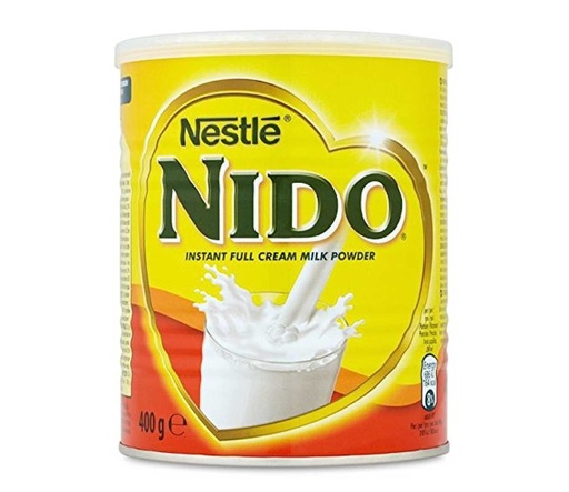 [6923 Milk Powder (Nido, Full Cream Milk, 400 gm, 24 Pieces) Lait en Poudre (Nido, Lait Entier, 400 gm, 24 Pièces) Lait en Poudre (Nido, Lait Entier, 400 gm, 24 Pieces)حليب مجفف (نيدو, حليب كامل الدسم, 400 غرام, 24 وحدة) ] حليب مجفف (نيدو, حليب كامل الدسم, 400 غرام, 24 وحدة)