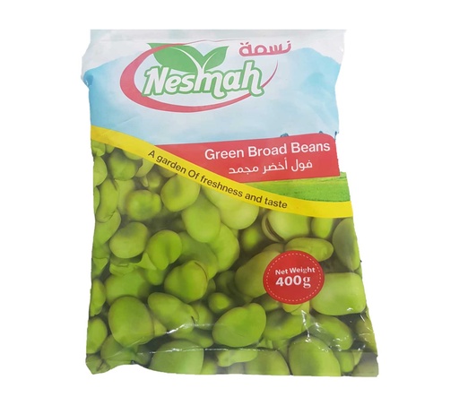[6943 Frozen Green Broad Beans (Nesmah, 400 gm, 20 Pieces) Fèves Vertes Surgelées (Nesmah, 400 gm, 20 Pièces) Feves Vertes Surgelees (Nesmah, 400 gm, 20 Pieces)فول أخضر مجمد (نسمه, بلا, 400 غرام, 20 وحدة) ] Frozen Green Broad Beans (Nesmah, 400 gm, 20 Pieces)