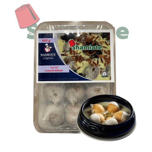 [7717 Kebbeh for Laban (Shamiate, 400 gm, 15 Pieces) Kebbeh pour Laban (Shamiate, 400 gm, 15 Pièces) Kebbeh pour Laban (Shamiate, 400 gm, 15 Pieces)كبة للبن (شاميات, بلا, 400 غرام, 15 وحدة) ] كبة للبن (شاميات, بلا, 400 غرام, 15 وحدة)