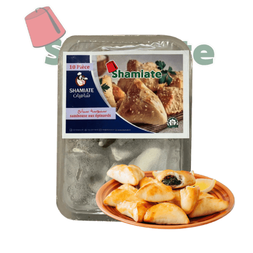 [7722 Spinach Sambousek (Shamiate, 10 Pieces, 630 gm, 10 x 10 Pieces) Samboussek aux Épinards (Shamiate, 10 Pièces, 630 gm, 10 x 10 Pièces) Samboussek aux Epinards (Shamiate, 10 Pieces, 630 gm, 10 x 10 Pieces)سمبوسك سبانخ (شاميات, 10 قطع, 630 غرام, 10 x 10 وحدة) ] Samboussek aux Épinards (Shamiate, 10 Pièces, 630 gm, 10 x 10 Pièces)