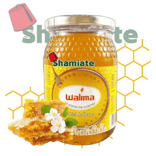 [7734 Honey (Walima, Mille Fleurs, 1 Kg, 6 Pieces) Miel (Walima, Mille Fleurs, 1 Kg, 6 Pièces) Miel (Walima, Mille Fleurs, 1 Kg, 6 Pieces)عسل (وليمة, الف زهرة, 1 كلغ, 6 وحدات) ] Miel (Walima, Mille Fleurs, 1 Kg, 6 Pièces)